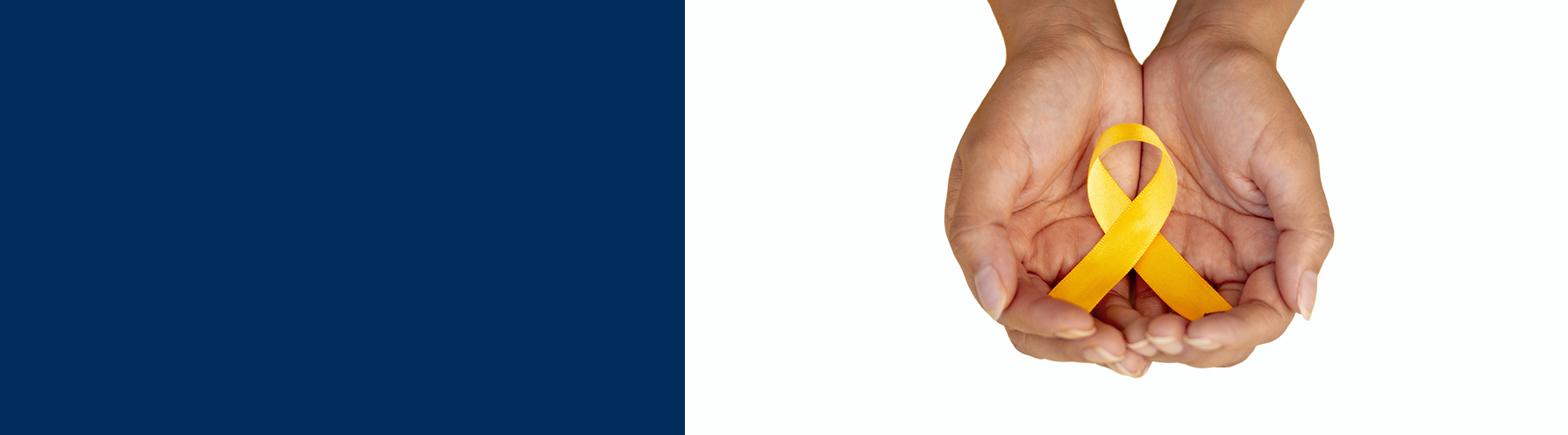 childhood cancer donation banner
